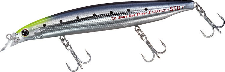 DAIWA Shore Line Shiner Z Vertice R STG 125F #Chart Head Mekki Iwashi