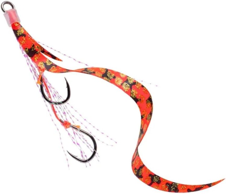 START UDSI-23 Spare Unit Double Hook Single Curly Medium #23 Red Zebra