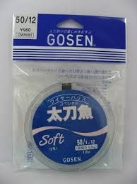 GOSEN Hairtail Fishing Line GP 12 twists 10m GWN-880 #50 (6.1kg)