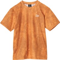 DAIWA DE-8724 Dry Mesh Short Sleeve Shirt (Bottom Orange) M