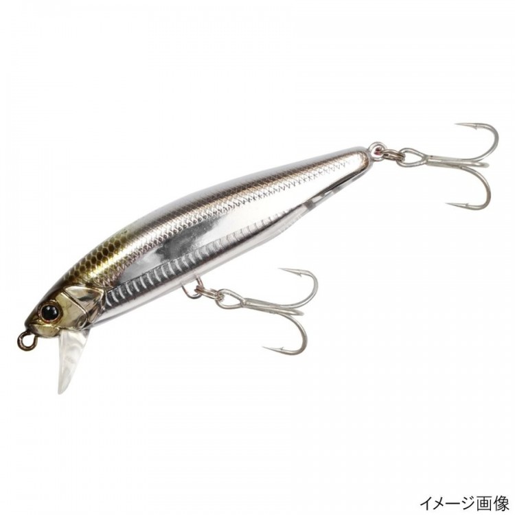 JACKALL Big Backer Nabla Minnow 103 Sagoshi Silver