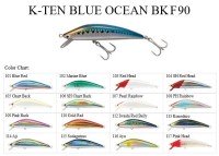 TACKLE HOUSE K-ten Blue Ocean BKF90 #105 Chart Back