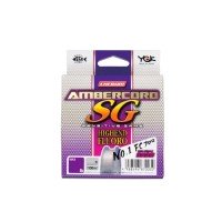 YGK Cherum Ambercord SG Hiend Fluoro [Natural] 100m #0.8 (4.5lb)