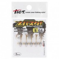 TICT Mebaring Star 0.6g S (5pcs)