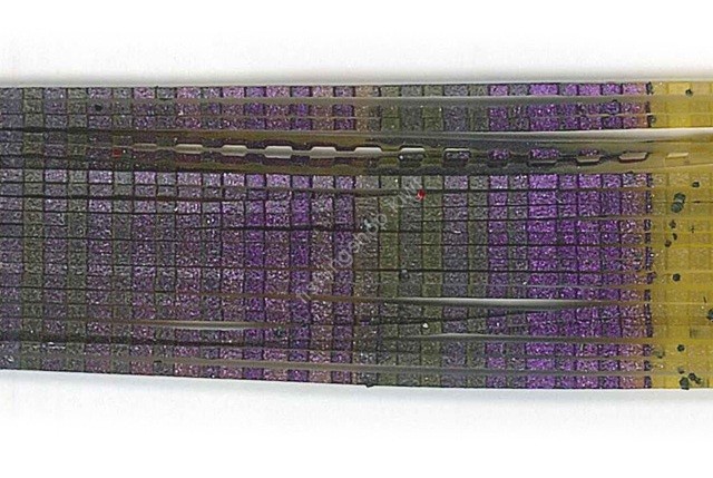 TIEMCO PDL Silicone Skirt Regular Cut/Textured #RD-116 Light Guripam Purple FL