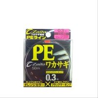 OWNER Zaito PE Wakasagi [Orange w/Black marking] 50m #0.3