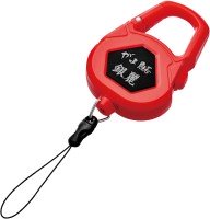 GAMAKATSU WK2005 Gama Wakasagi Silver Elegant Safety Rope 140cm #2 Red