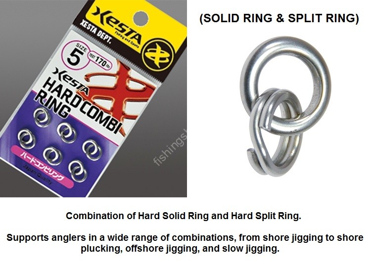 XESTA Hard Combi Ring #4&5 (140lb) 7pcs