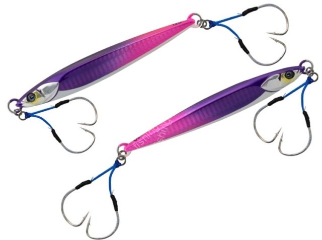 JACKALL BamBluz Jig Semilong 120g Sakuramasu Special #G-0643 Purple Pink Glow Edge