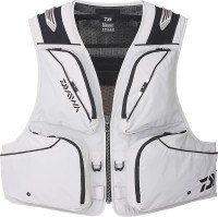 DAIWA DV-3023 Fishing Short Vest Light Gray M