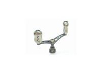 LIVRE 3752 Double Handle Wing 80 Fino Knob for Daiwa #Gunmetal/Titanium