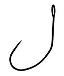 DAIWA Presso Single Hook SS Barbless Airspeed #8 (25pcs)