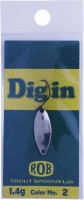 ROB LURE Dig in 1.4g #02 Silver