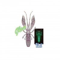 RUDIE'S Grouper Eating Shrimp 3.0" Glow Sakura With Flicker
