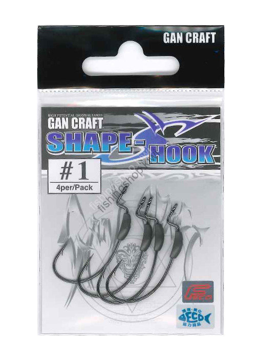 Gan Craft SHAPE-S HOOK No.1