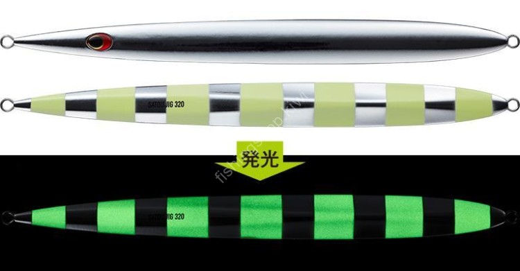 EVERGREEN Satou Jig 140g #ST14G Backside Zebra GL