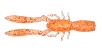 MEGABASS Bottle Shrimp SW 2.4'' #Clear Orange/Rainbow Flake