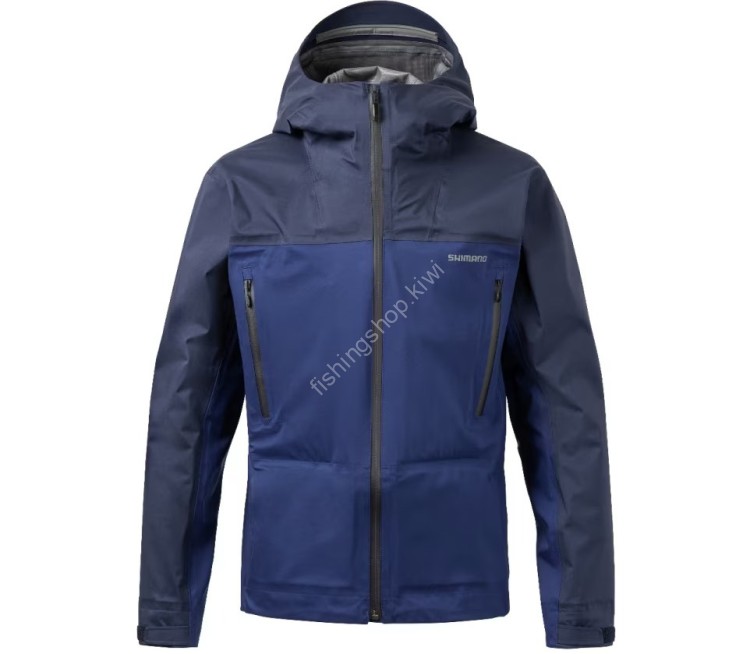 SHIMANO RA-023W Angler's Shell Jacket 01 Navy Blue 2XL