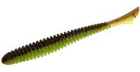 BAIT BREATH Fish Tail Ringer 3.5 #931 Green Pumpkin / Chart (2T)