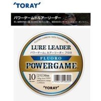 TORAY Powergame Lure Leader Fluoro [Natural] 30m #2 (10lb)