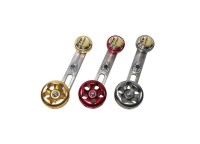 T-PROJECT Mash W Arm Titanium Power Handle #Ruby Red
