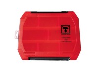 JACKALL 2300D Double Open Tackle Box M #Clear Red