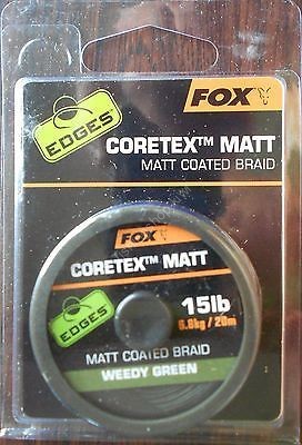FOX Edges Coretex Matt [Weedy Green] 20m (15lb)