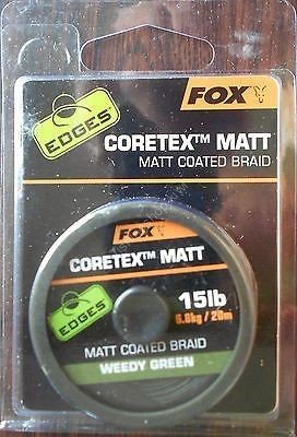 FOX Edges Coretex Matt [Weedy Green] 20m (15lb)
