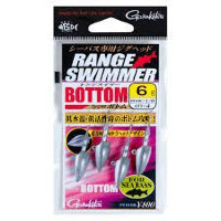 GAMAKATSU Range Swimmer Type Bottom [Silver] 14g #1/0 (4pcs)