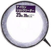 YAMATOYO Nylon Shock Leader For Seebass [Natural Smoke] 20m #6 (25lb)