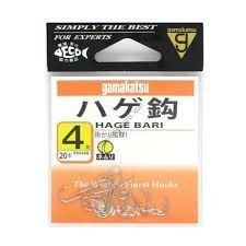 GAMAKATSU Hage Bari [White] #4 (20pcs)