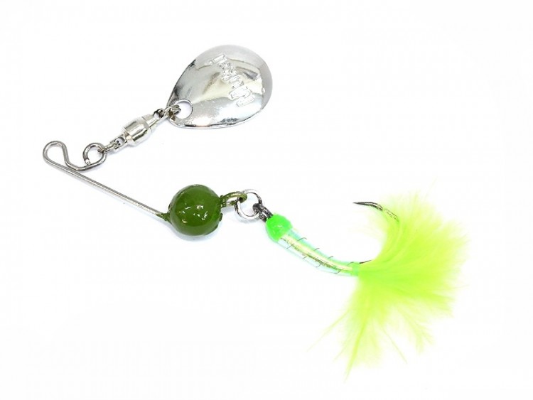 MUKAI B-Ball Feather # B-BF5 Olive / Lime