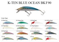 TACKLE HOUSE K-ten Blue Ocean BKF90 #106 SH Chart Back