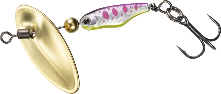 DAIWA Silver Creek Spinner SS 3.5g #Pink Yamame Chart Belly