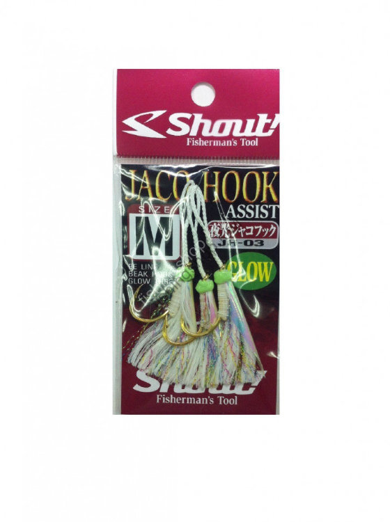 SHOUT! Jaco Hook JH03 [Luminous] M (3pcs)