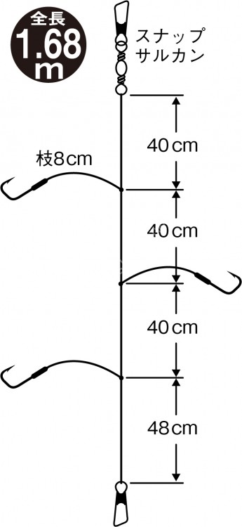 GAMAKATSU Mebaru Torso Shikake #10 (2pcs)