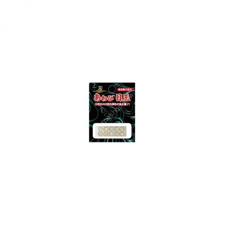 AWABI HONPO Abalone Eyeball 3mm Natural