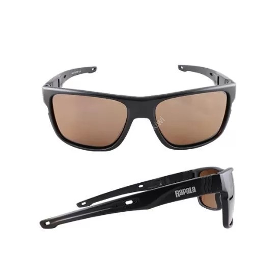 RAPALA FC Series Sunglasses RSG-FC82FCM Mat Black/Brown Flash Chrome Mirror