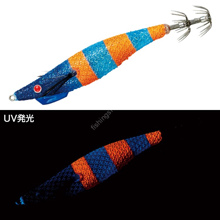 GAMAKATSU 19398 Speed ​​Metal Egi Dropper Slim 95F Type #30 Light Blue Orange Zebra