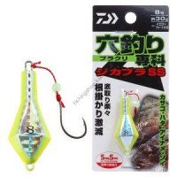 DAIWA Anazurisenka Jikabura-SS No.8 #Yellow Chart Holo