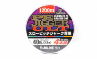 SUNLINE SaltiMate PE Jigger ULT 4-Honkumi "Slow Pitch Jerk" [20m x 5colors] 1200m #2.5 (40lb)
