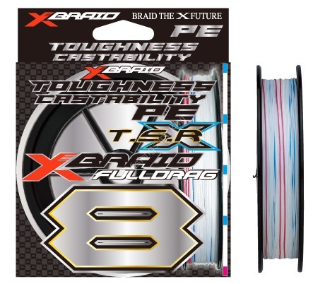 YGK XBraid FullDrag TSR X8 [White] 100m #10 (140lb)