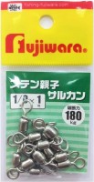 FUJIWARA Stainless Steel Double Swivel 1/0 x 1