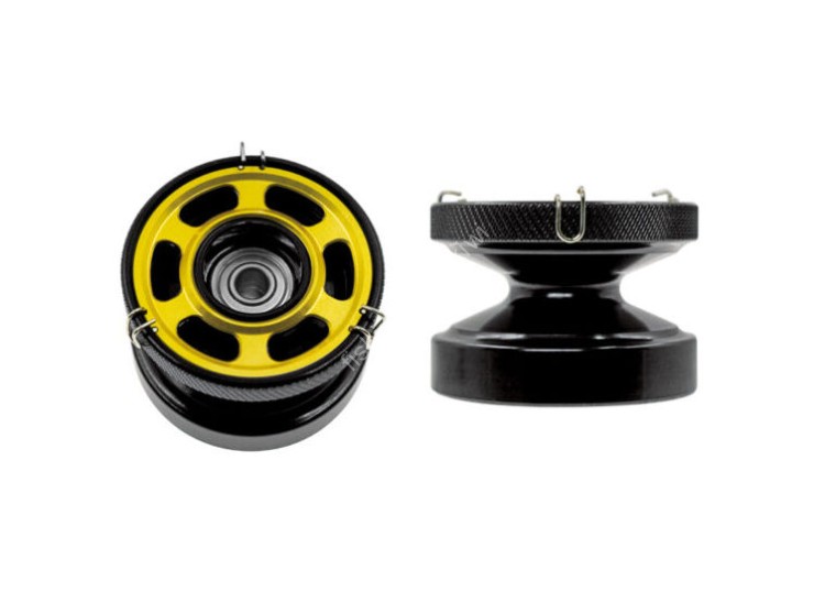 M.T.C.W. Wakasagi Electric Reel Spool for Daiwa #Black/Titanium Gold