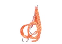 START Replacement Unit Triple Hook Short Curly M #69 橙色颗粒 (2个)