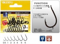 KINRYU Shobu Chinu Straight [Stealth Black] #0.5 (16pcs)
