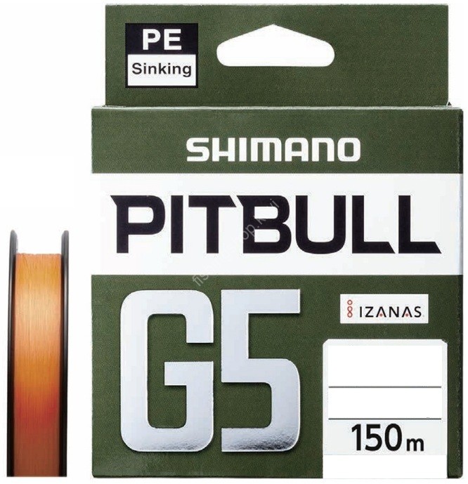 SHIMANO LD-M51U Pitbull G5 [Hi Biz Orange] 150m #1.5 (25.8lb)