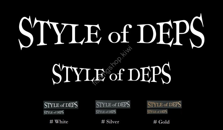 DEPS "Style Of Deps" Cutting Sticker L Gold