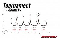 DECOY Tournament Worm11 [NS Black] #1 (9pcs)