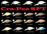 LUCKY CRAFT Deep Cra-Pea SFT #PGP Kafesha
